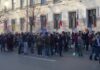 Protest la Timişoara, înainte de intrarea în carantină. Oamenii au strigat „Fără carantină” și „Libertate”