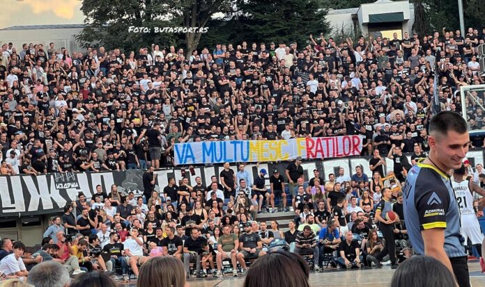 Recunoștință sârbească: suporterii lui Partizan Belgrad au scris „Vă mulțumesc fraților” pentru mesajul de la București