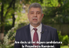 VIDEO | Marcel Ciolacu și-a anunțat, oficial, candidatura la președinție