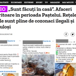 VIDEO | Statul le-a pus gând rău gospodinelor care prepară cozonaci acasă și îi vând pe internet: Astfel de „afaceri“ sunt ilegale și pot fi periculoase | Un inspector DSVSA a sunat o femeie care își vindea marfa pe Facebook